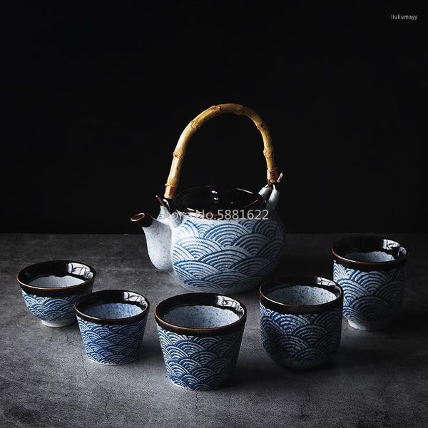 Tassen Untertassen Japanischer Stil Haushalt Teekanne Keramik Teetasse Wasser Restaurant Topf