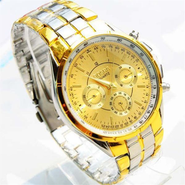 Armbanduhren Großhandel Luxus Herren römische Ziffern Uhren Metall Analog Quarz Mode Armbanduhr