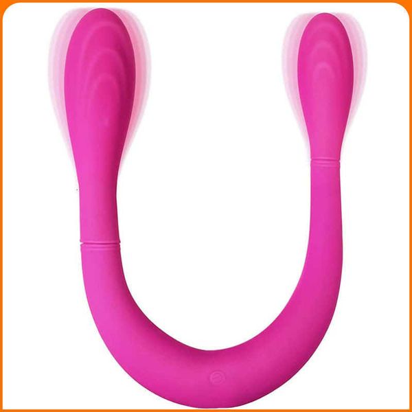 Brinquedos sexuais femininos divertidos produtos adultos femininos dispositivo de masturbação pênis silicone controle remoto motor duplo cabeça vibrador av lésbico