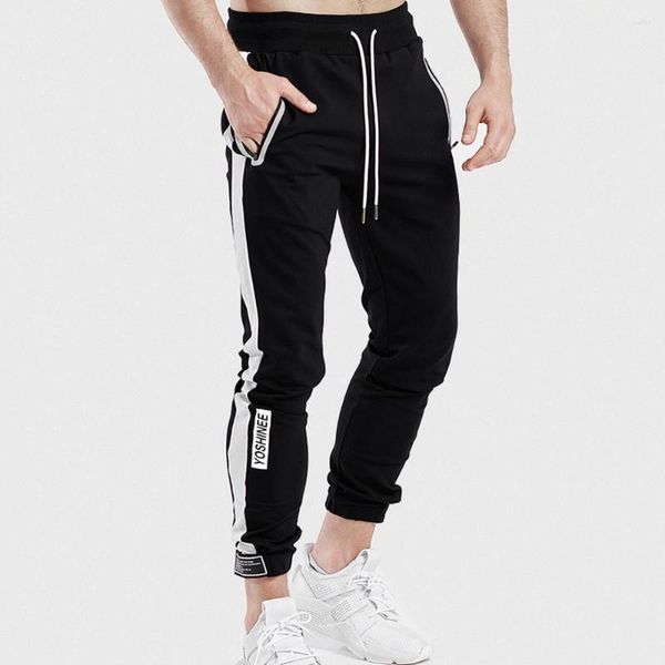 Erkekler Pantolon Erkek Sweatpants ayak bileği moda gündelik ter jogger spor sokak kıyafetleri