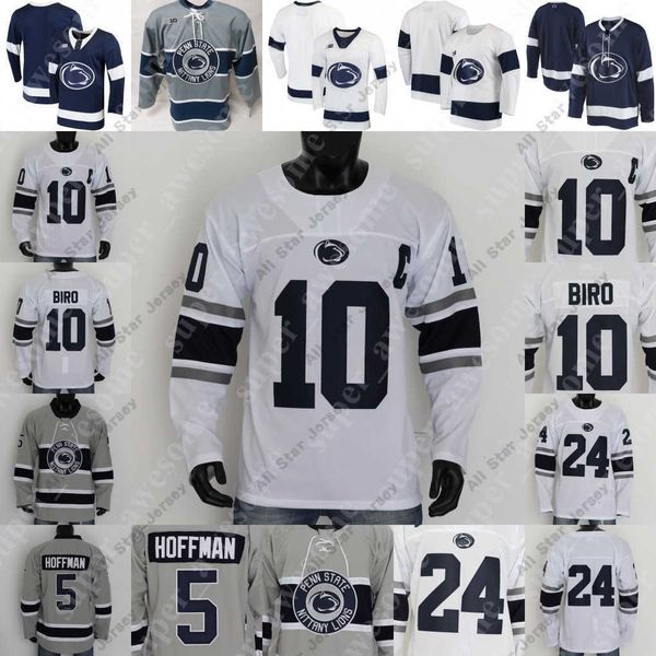 Jerseys de hóquei Penn State Nittany Lions Hóquei Jersey Connor MacEachern Clayton Phillips Sam Sternschein Jared Westcott Chase McLane Mason Snell Bobby