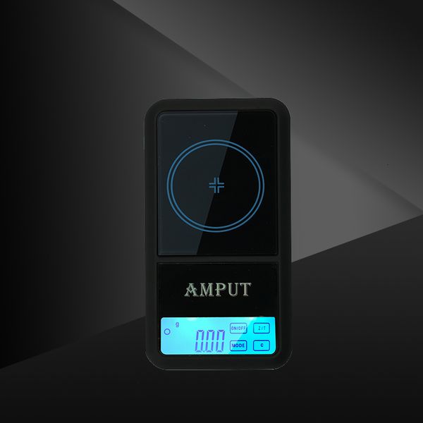 Bilance AMPUT 001g Pocket Touch Bilancia digitale 100g 200g 500g Gioielli elettronici portatili LCD Retroilluminazione blu Bilancia da banco 230112