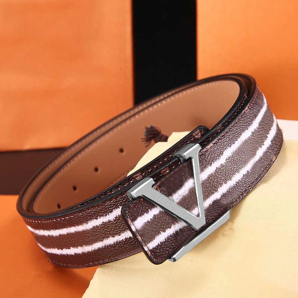 Fashion Leather Belt Luxury Designer Men Business Formal Belt Largura 4cm Fivela Buckle Youth Belts