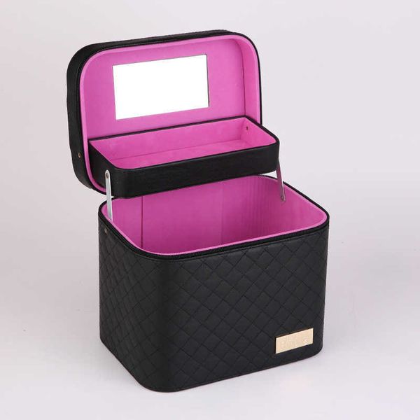Bolsa de bolsas de cosméticos Bolsa de maquiagem de bolsa nova Caixa de armazenamento portátil de grande capacidade