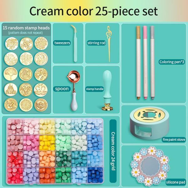 Pullar Diy Balmumu Mühür Seti Kit Blue Ocean Lacered Craft Malzemeleri Doğum Günü Düğün Davetiyesi Dekoratif Sızdırmazlık Seti 230111