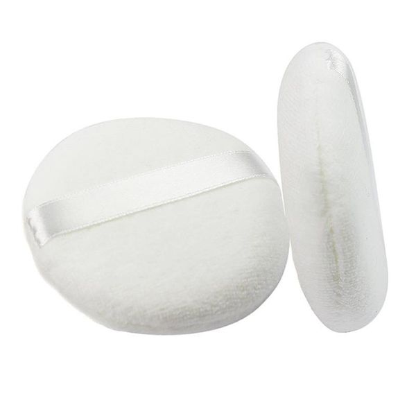 Spugne Applicatori Cotton Powder Puff Articoli di bellezza Fondotinta in polvere Corpo con nastro Tra Soft Washable Drop Delivery Health Make Dhbhj