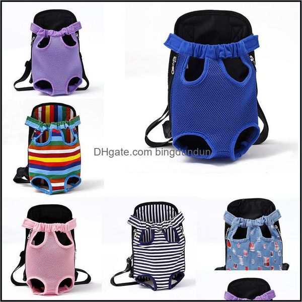 Transportadora de cachorro backpack peito malha de gato portadores de cachorro sling cães carregam bolsas 11 cores opcional ywy3951 entrega de gota em casa gar ottoh