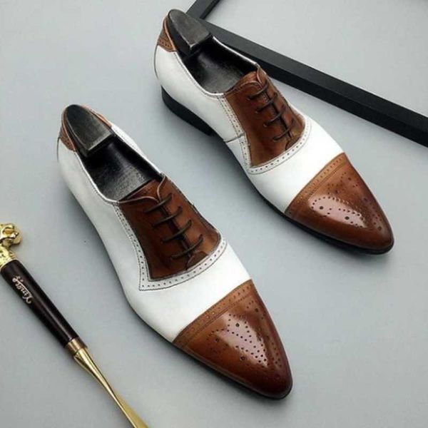 Elbise ayakkabılar erkekler deri moda ayakkabıları düşük topuk loafers sp