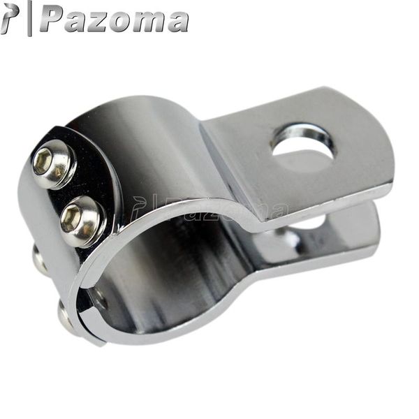 Pedais 1 par Motocicleta Chrames Bated Glamps Supermoto Universal Motor Guard Fotpeg Mount para 1/4 