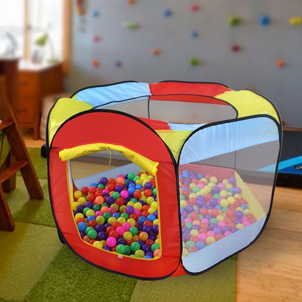 Tende giocattoli giocattoli per bambini pieghevoli Game per esterni grandi tenda per bambini Tenda per esterni per esterni Ocean Ball Toys Play House Kids 230111