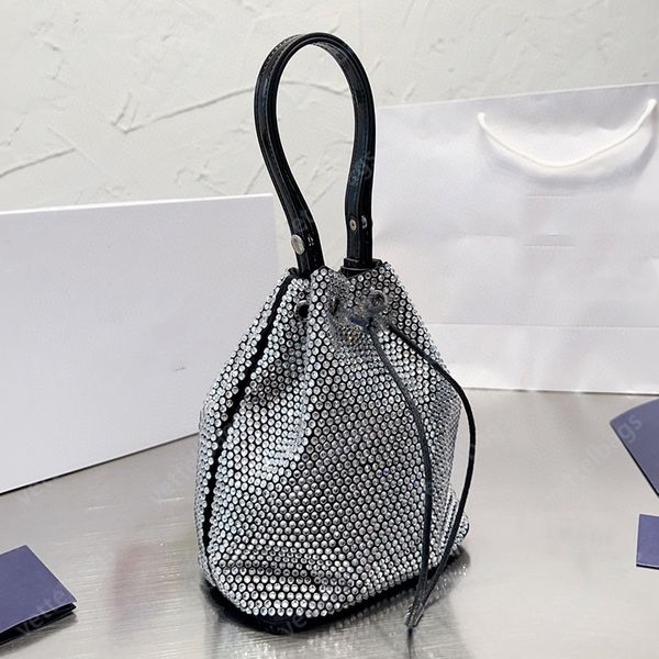 Strass Eimer Party Handtasche Mode Umhängetasche Frauen Einkaufstasche Kunstwerk Cross Body Luxus hochwertige Handtaschen Großhandel große Kapazität Totes