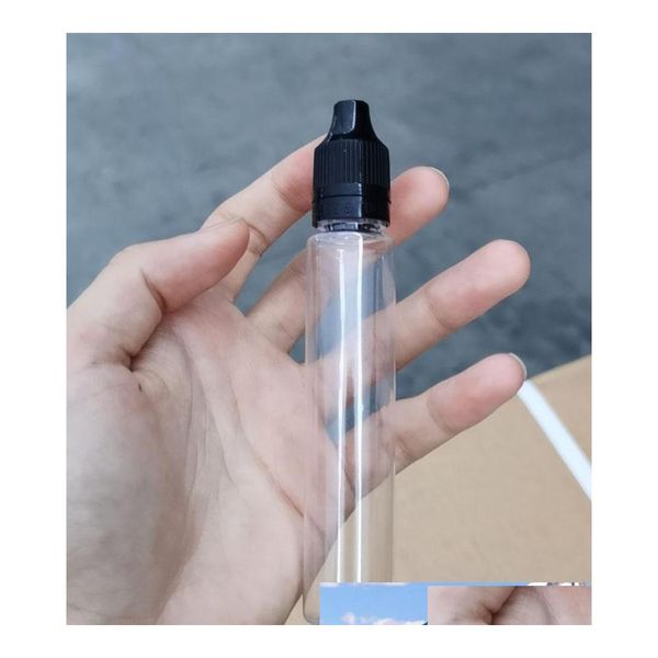 Bottiglie di imballaggio 1300Pcs Sigaretta elettronica a forma di penna 30 ml Pet con tappi a prova di manomissione a prova di bambino per olio essenziale di eliquid Ejuice 30 ml Dr Otjxo