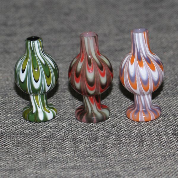 Narghilè Glass Ball Carb Caps Spinning Bubble Cap Tappi colorati in carb per quarzo Banger Nails Bong d'acqua Dab Rigs