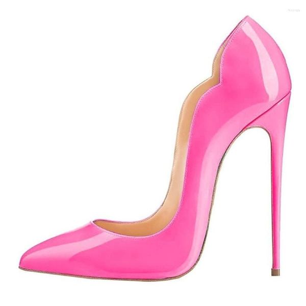 Scarpe vestite moraima snc donna tacchi alti pompe rosa rosa da 12 cm donne sottili nudi neri giallo