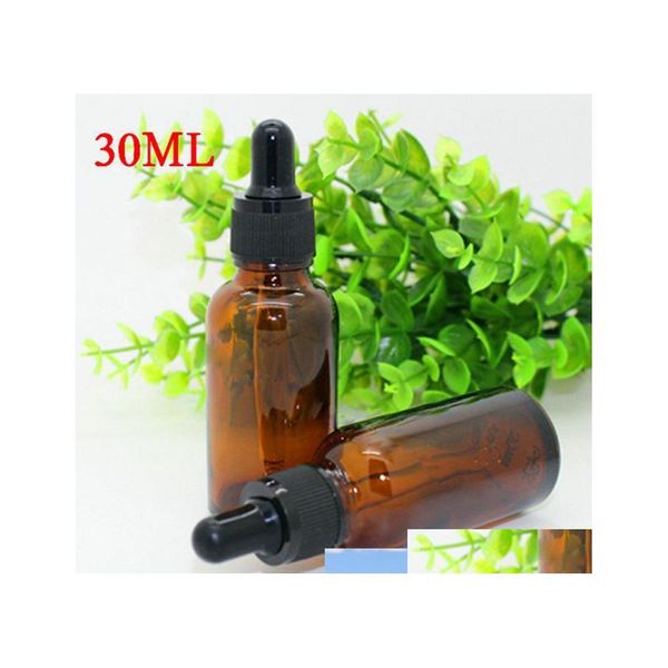 Bottiglie di imballaggio Buon prezzo 440Pcs Bottiglia di vetro da 30 ml con contagocce Ambra liquida Ecig pura per olio di succo di sigaretta elettronica 30 ml Dr Otweq