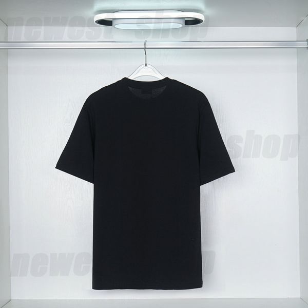 2023 designer verão mens t-shirt camiseta top luxo clássico primavera círculo cáqui cavalo carta londres inglaterra preto branco tshir2540