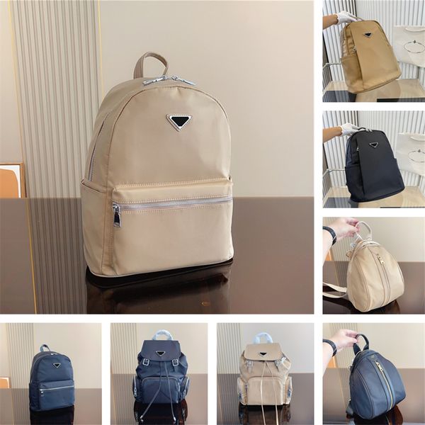 Nylon-Designer-Rucksack für Damen und Herren, Reisetasche, modischer Reißverschluss, Schultasche, Unisex-Handtaschen, Rucksack, Mochila, mehrere Taschen, Schultasche, Büchertasche