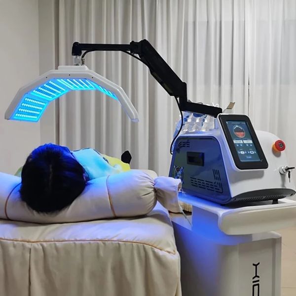 Multifunktionale Schönheitsausrüstung 6 IN1 Hydra PDT LED Red Light Therapy Machine Gesicht Haut Verjüngung Hydra Akne Wrinkle LED F F.