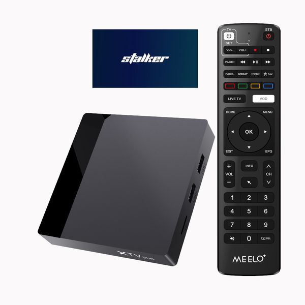 Meelo Smartest XTV Duo TV BOX Decoder STALKER Amlogic S905W2 Dual WIFI Android 11 AV1 HDRPLUS