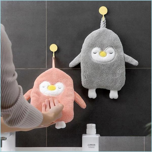 Accessori per parti sottovuoto Asciugamani per animali simpatici Asciugamano asciutto Bambini Bambini Microfibra per cucina Bagno WC Asciugatura rapida Goccia D Dhhq4