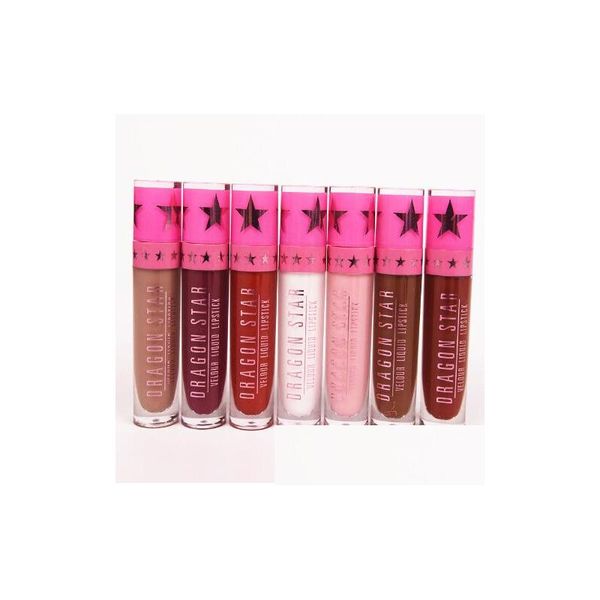 Lippenstift Matte Lip Gloss Make-up Tönung Flüssigkeit Rot Stick Veet Wasserdicht Langlebig Drop Lieferung Gesundheit Schönheit Lippen Dhwor