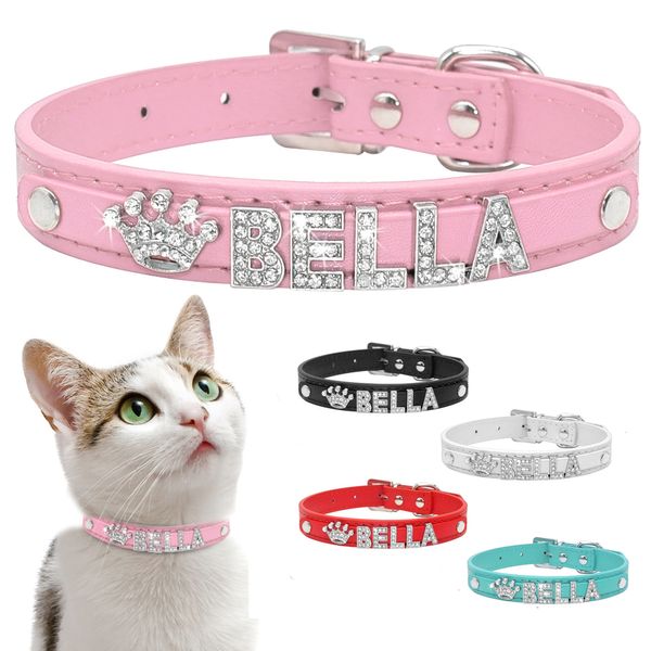 Collari per gatti Guinzagli Collare personalizzato Cuccioli Cani di piccola taglia personalizzati per Chihuahua Yorkshire Nome gratuito Accessori per ciondoli 230113