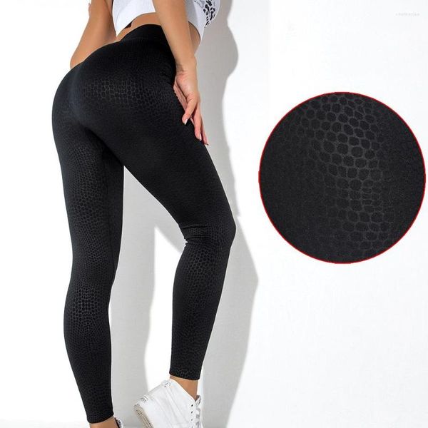 Aktive Hosen Nahtlose Leggings Frauen Fitness Muster Yoga BuPush Up Legging Workout Sport Frau Strumpfhosen