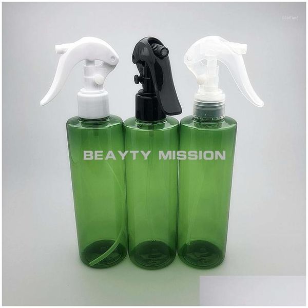 Bottiglie di stoccaggio Vasi Beauty Mission 250Ml 24 Pz / lotto Spray di plastica vuoto verde Nebbia fine Bottiglia per animali Parrucchiere Spruzzatore d'acqua Hai Dhx0S