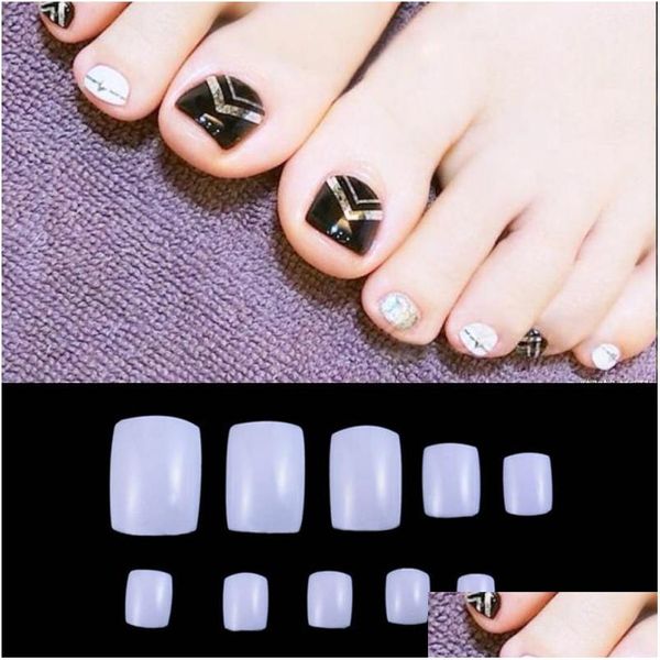 Unghie finte all'ingrosso 500 pezzi naturale / bianco / trasparente acrilico falso punte artificiali per la decorazione di nail art Shippinng Drop Del Dhnzi