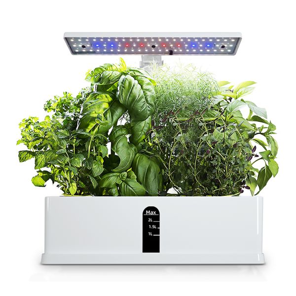 Andere Gartenlieferungen Hydroponik Wachstumssystem Indoor Kraut Kit Automatisch Timing LED Wachsen Smart Wasserpumpe für Heimblumentöpfe 230113