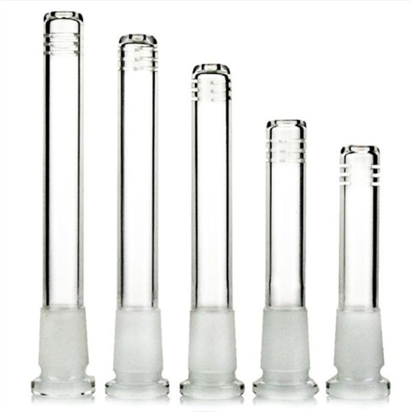 Glas-Downstem-Diffusor für Wasserpfeifen mit 18 mm Stecker auf 14 mm Buchse