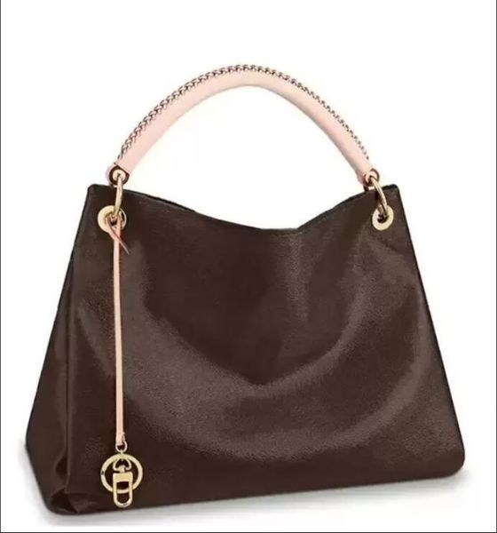 Bolsas de mochila de 1-1women Bolsa BACA Moda cl￡ssica Toda a tend￪ncia de um ombro costura retro-damas da cadeia de bolsas de compras de m￣o de m￣o