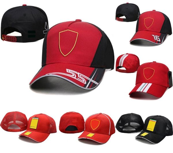 F1 Treiber Rennkappen Mode Stickerei Baseball Cap Formel 1 Männer Frauen Sonnenhut Fans Caps Trucker Hüte