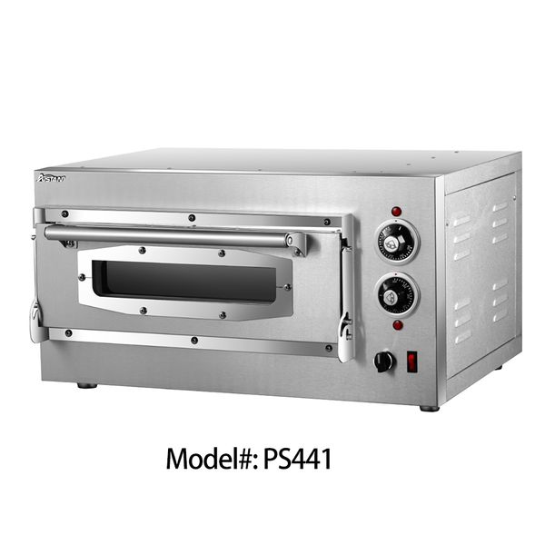 PS441 Электрическая пицца печь с термосатом для выпечки духовки каменная пекарня для коммерческой кухни