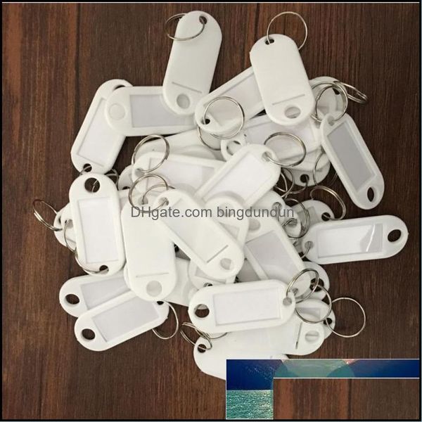 Ganci Rails Portachiavi Portachiavi Split Ring Portachiavi Portachiavi Anelli Donna Uomo Catene fai da te Controllo accessi con carte Smart Fob Drop Delivery H Ot2Eb