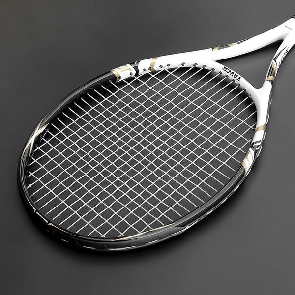 Tenis Raketleri Unisex Profesyonel Raket String 4550 lbs Raket Karbon Fiber Üst Malzeme Spor Raketleri Çanta 230113