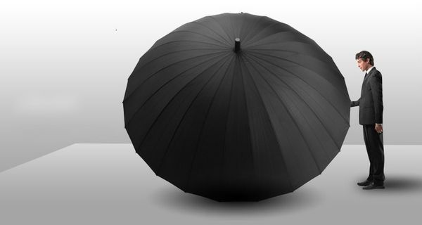 OnCourse Ombrello vendita Creativo manico lungo da esterno 24 Rib dritto 24K ombrello grandi ombrelli da golf due o tre persone compatti 230113