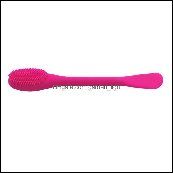 Чистящие щетки Новый рисунок Sile Mas Brush Double Head Использование маски для лица Clarisonic Makeup Keep Cool 4 3L D2 Delop Home Gard Dh2nl