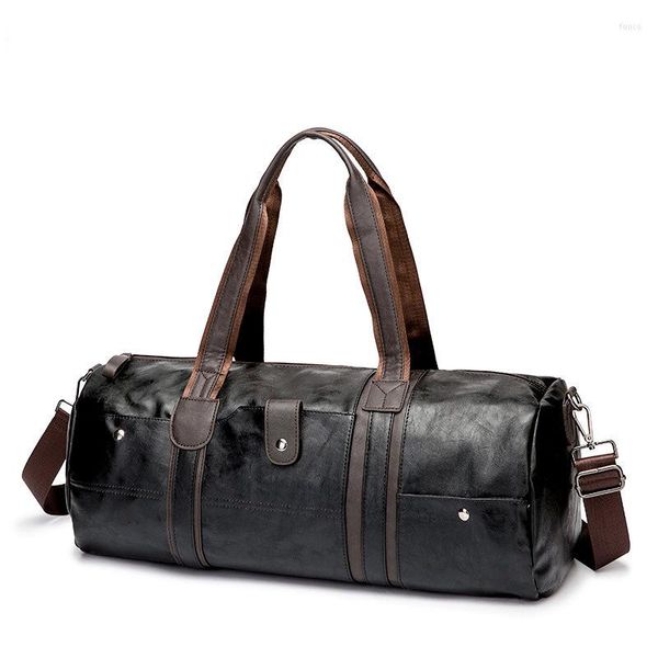 Duffel Bags Principal Braça de Couro Impressa Men/Mulheres Mensageiras Bolsa de Messenger 14/16 polegadas Laptop ombro Crossbody Computador Handba D028