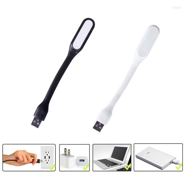 Tischlampen ZC-ECC Mini tragbare USB-LED-Lampe 5V 1,2W Power Bank Leselicht Notebook Superhelles Buch für Laptop