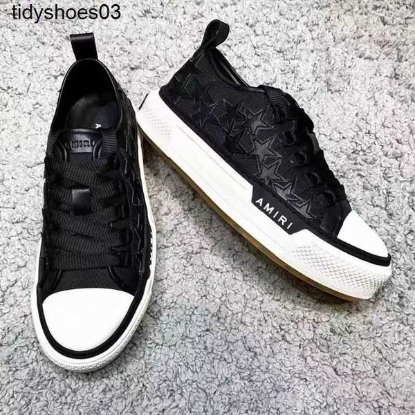 Amri star cricket designer sapatos de rua novo padrão outono casual lowtop marca moda sola grossa sapatos masculinos ye7a