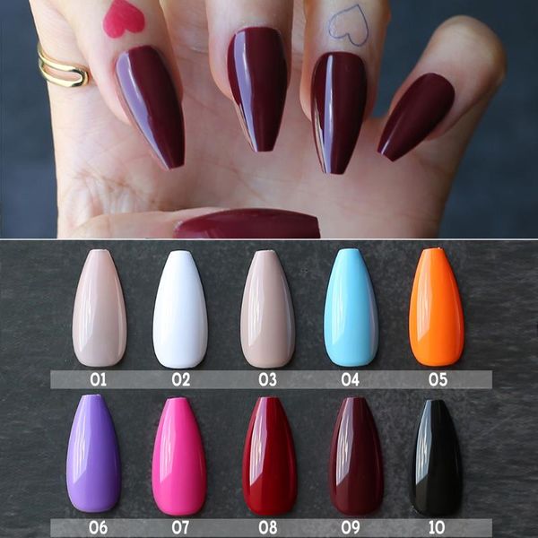 False unhas a mais recente forma de pequeno balé de cor de cor de cor de vampiro de cor de balé