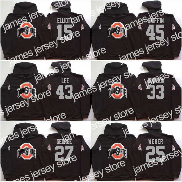 Hóquei Jerseys Men Ohio State Buckeyes Coollege Jersey 97 Joey Bosa 15 Elliott 12 C.Jones 16 Barrett 1 B.