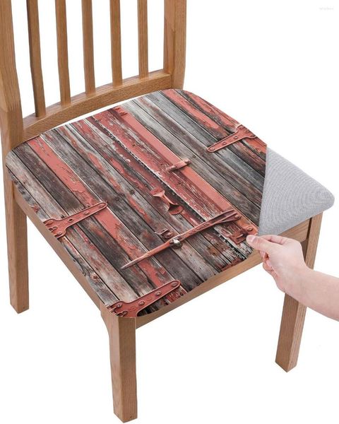 Fodere per sedie in legno vernice per porte retro elasticità copertura custodia protettiva per computer da ufficio casa cucina sala da pranzo fodere