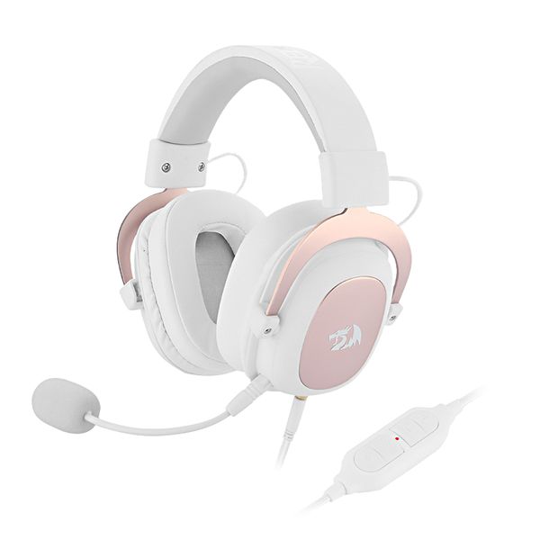 Handy-Kopfhörer 7 1 Surround Sound Headset Redragon H510 Zeus 2 Kabelgebundener Gaming-Kopfhörer Gamer Abnehmbares Mikrofon für PC PS5 4 Switch 230114