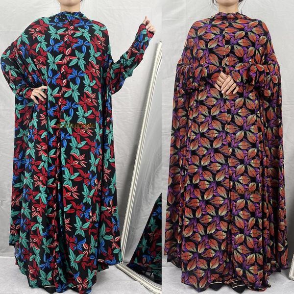 Roupas étnicas 1 peças Conjunto de mulheres vestido abaya islâmico hijab hijab luxo dubai malaia muçulmana trajes tradicionais árabes