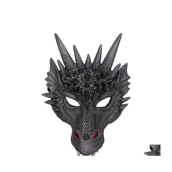 Party Dekoration Kreative Halloween Maske Cosplay Drache Spielen Requisiten Tier Adt Kostüm Kopf Drop Lieferung Hausgarten Festliche Supp Dhda8