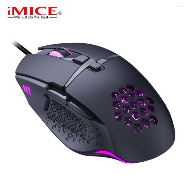 MICE WIDED LED GAMING MOUSE 7200 DPI GAMER DE COMPUTADOR USB ERGONOMIC MAUSE COM CABO PAR