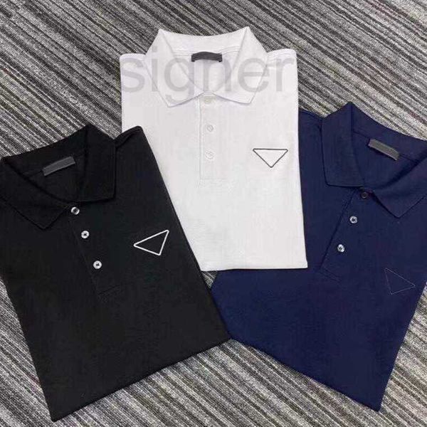 Erkek Polos Tasarım Lüks Yaz Erkekler En kaliteli Timsah Nakış Polo Gömlek Kısa Kollu Serin Pamuk Slim Fit Casual İş Erkek IJJX