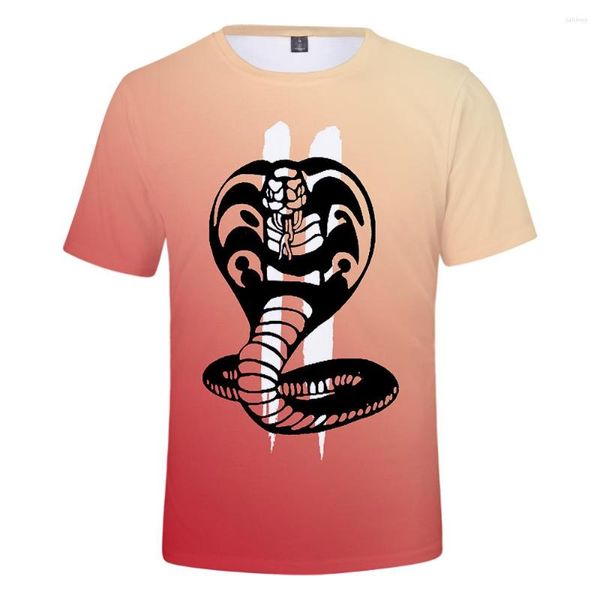 Magliette da uomo American Drama Ruoli Magliette stampate in 3D e maglietta traspirante estiva da donna Modello di serpente animale Magliette casual da uomo